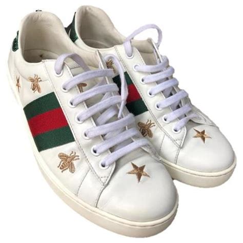 gucci sneakers bee and stars|gucci bee platform sneakers.